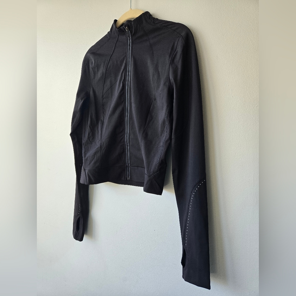 Lululemon Final Mile Jacket Size 8 Black - Picture 2 of 7